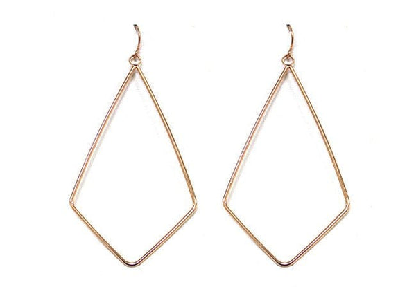 VE2282 Kite Shape Drop Earrings - MiMi Wholesale