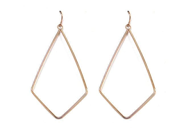 VE2282 Kite Shape Drop Earrings - MiMi Wholesale