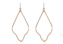 VE2283 Pointed Teardrop Dangle Earrings - MiMi Wholesale