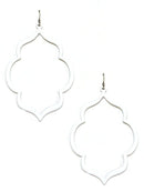 VE2864 Abstract Shape Dangle Earrings - MiMi Wholesale