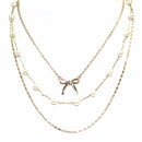 VNE1372 Barbara Layered Necklace - MiMi Wholesale