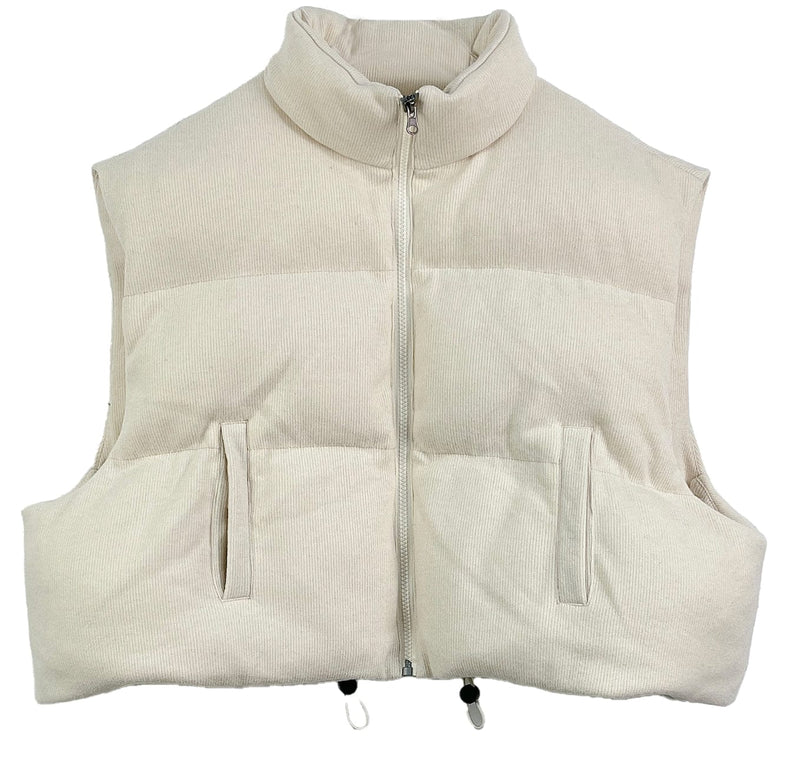 VQD001 Knit Padded Vest - MiMi Wholesale