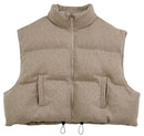 VQD001 Knit Padded Vest - MiMi Wholesale