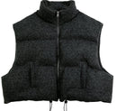 VQD001 Knit Padded Vest - MiMi Wholesale