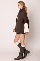 WCC420040 Neck Button Cardigan - MiMi Wholesale