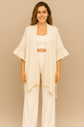 WCK520112 Kiara Solid Knit Kimono - MiMi Wholesale