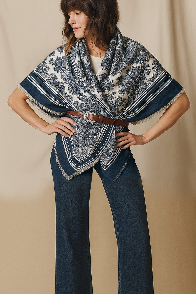 WCL520109 Abigail Printed Scarf - MiMi Wholesale