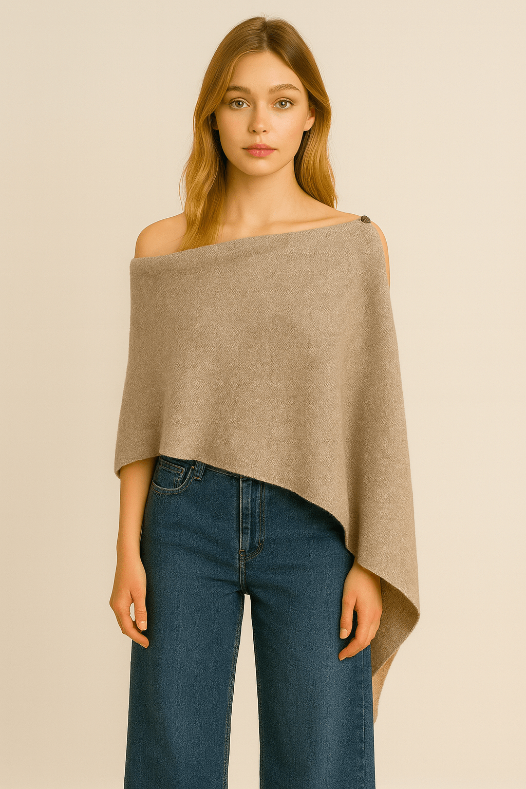 WCL520122 Solid Triangle Scarf/Shawl - MiMi Wholesale
