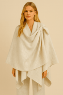 WCL520130 Callie Knit Ruana - MiMi Wholesale