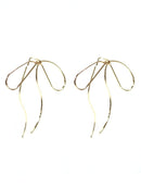 WE3115 Long Ribbon Earrings - MiMi Wholesale