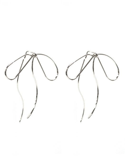 WE3115 Long Ribbon Earrings - MiMi Wholesale