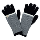 WGG520129 Color Block Layered Knit Gloves - MiMi Wholesale