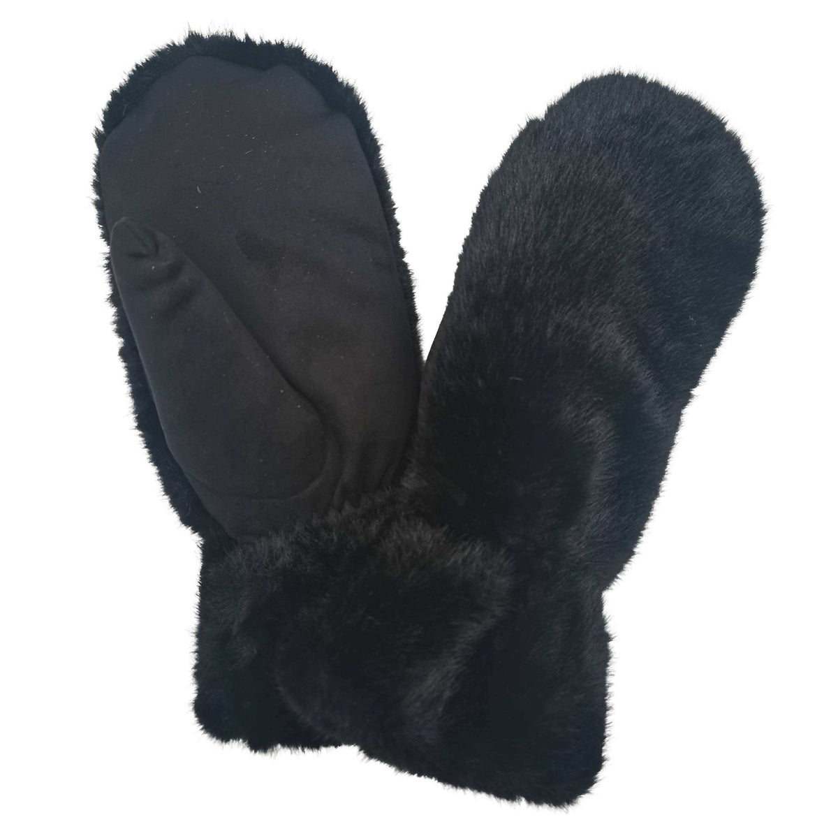 WGMS653 Fiona Sherpa lined Fur Mittens - MiMi Wholesale