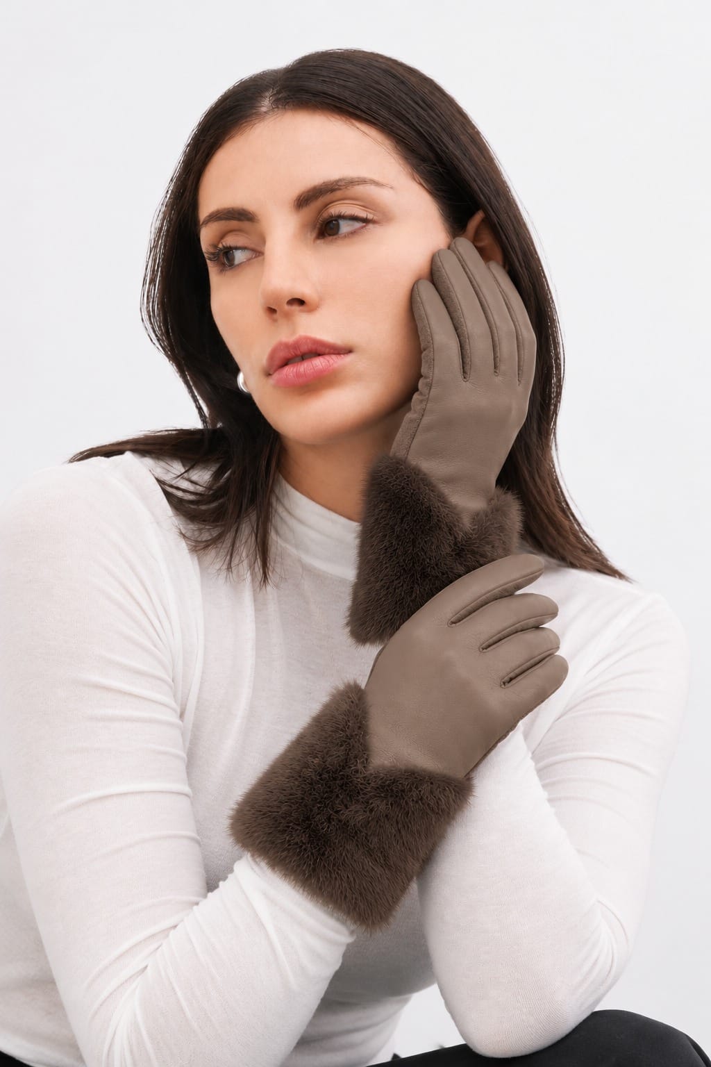 WGTS693 Mandy Soft Fur Gloves