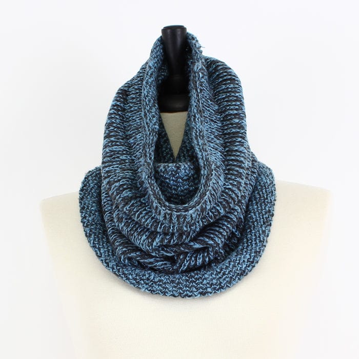 WI - 598 Knitted Infinity Scarf - MiMi Wholesale