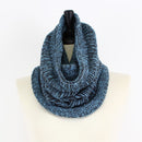 WI - 598 Knitted Infinity Scarf - MiMi Wholesale