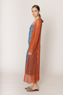 WLC410041 Sloane Crochet Long Cardigan - MiMi Wholesale