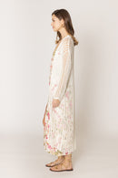 WLC410041 Sloane Crochet Long Cardigan - MiMi Wholesale