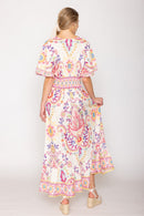 WLD510099 Paisley Print Long Dress - MiMi Wholesale