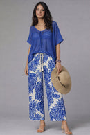 WLJS128 Tropical Print Pants - MiMi Wholesale