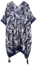 WLK410110 Two Tone Mixed Pattern Kimono With Tassels - MiMi Wholesale