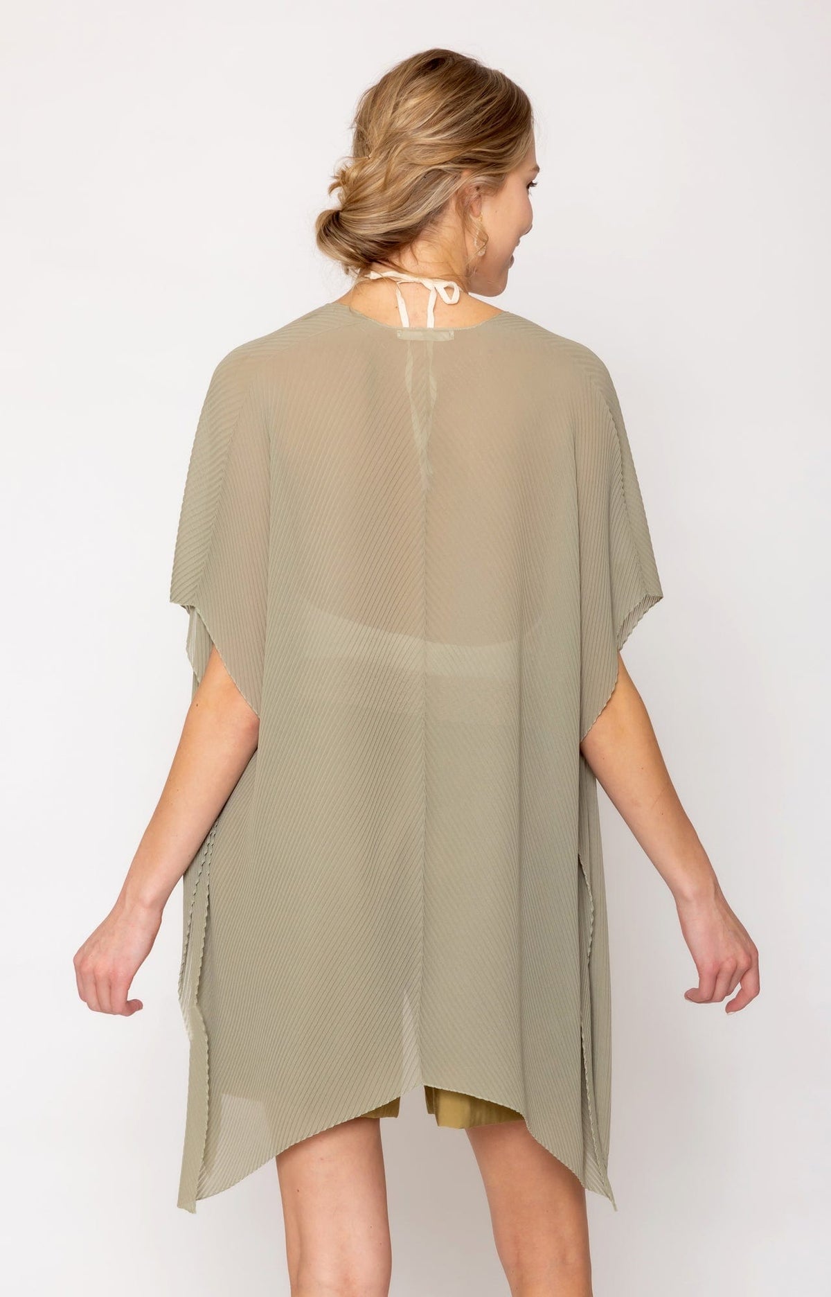 WLK510069 Samara Solid Kimono/Cover Up - MiMi Wholesale