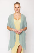 WLK510069 Samara Solid Kimono/Cover Up - MiMi Wholesale