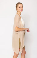 WLK510069 Samara Solid Kimono/Cover Up - MiMi Wholesale