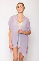 WLK510069 Samara Solid Kimono/Cover Up - MiMi Wholesale