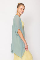 WLK510069 Samara Solid Kimono/Cover Up - MiMi Wholesale