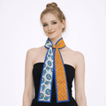 WLLS180 Harper Rectangle Skinny Scarf - MiMi Wholesale