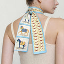 WLLS184 Mimi Rectangle Skinny Scarf - MiMi Wholesale