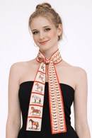 WLLS184 Mimi Rectangle Skinny Scarf - MiMi Wholesale