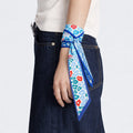 WLLS190 Animal Mix Skinny Scarf - MiMi Wholesale