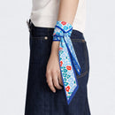 WLLS190 Animal Mix Skinny Scarf - MiMi Wholesale