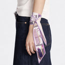 WLLS192 Bridle Print Skinny Scarf - MiMi Wholesale