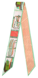 WLLS192 Bridle Print Skinny Scarf - MiMi Wholesale