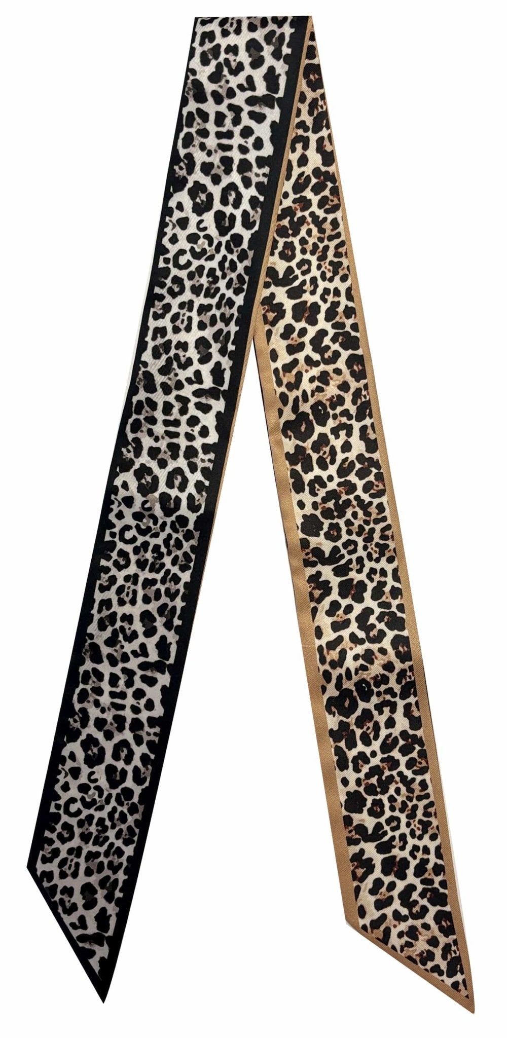 WLLS201 Leopard Skinny Scarf - MiMi Wholesale