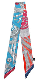WLLS233 Nautical Skinny Scarf - MiMi Wholesale