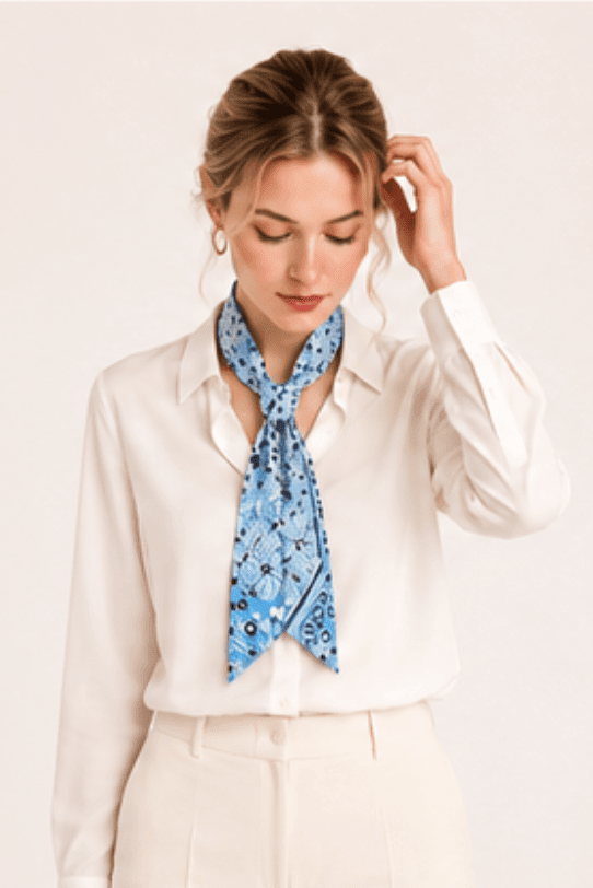 WLLS304 Bandana Skinny Scarf - MiMi Wholesale