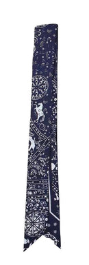 WLLS304 Bandana Skinny Scarf - MiMi Wholesale