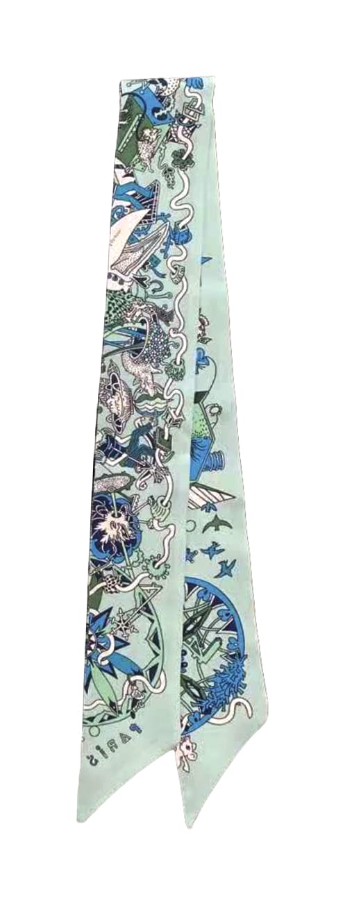 WLLS309 Circus Skinny Scarf - MiMi Wholesale