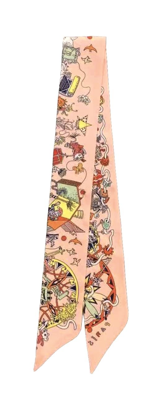 WLLS309 Circus Skinny Scarf - MiMi Wholesale