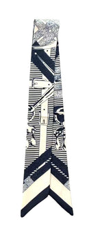 WLLS310 Buckle Skinny Scarf - MiMi Wholesale