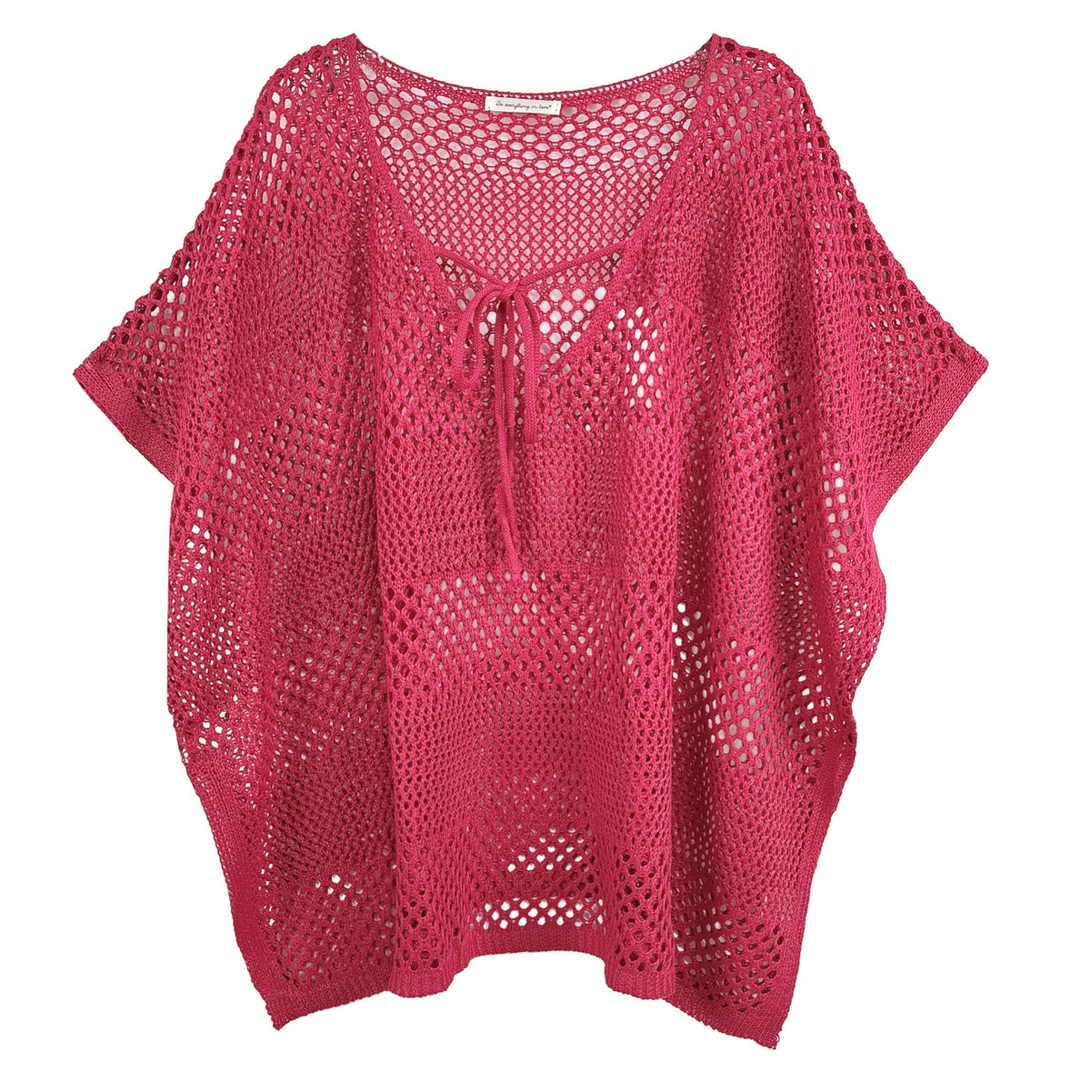 WLPS087 Crochet Poncho - MiMi Wholesale