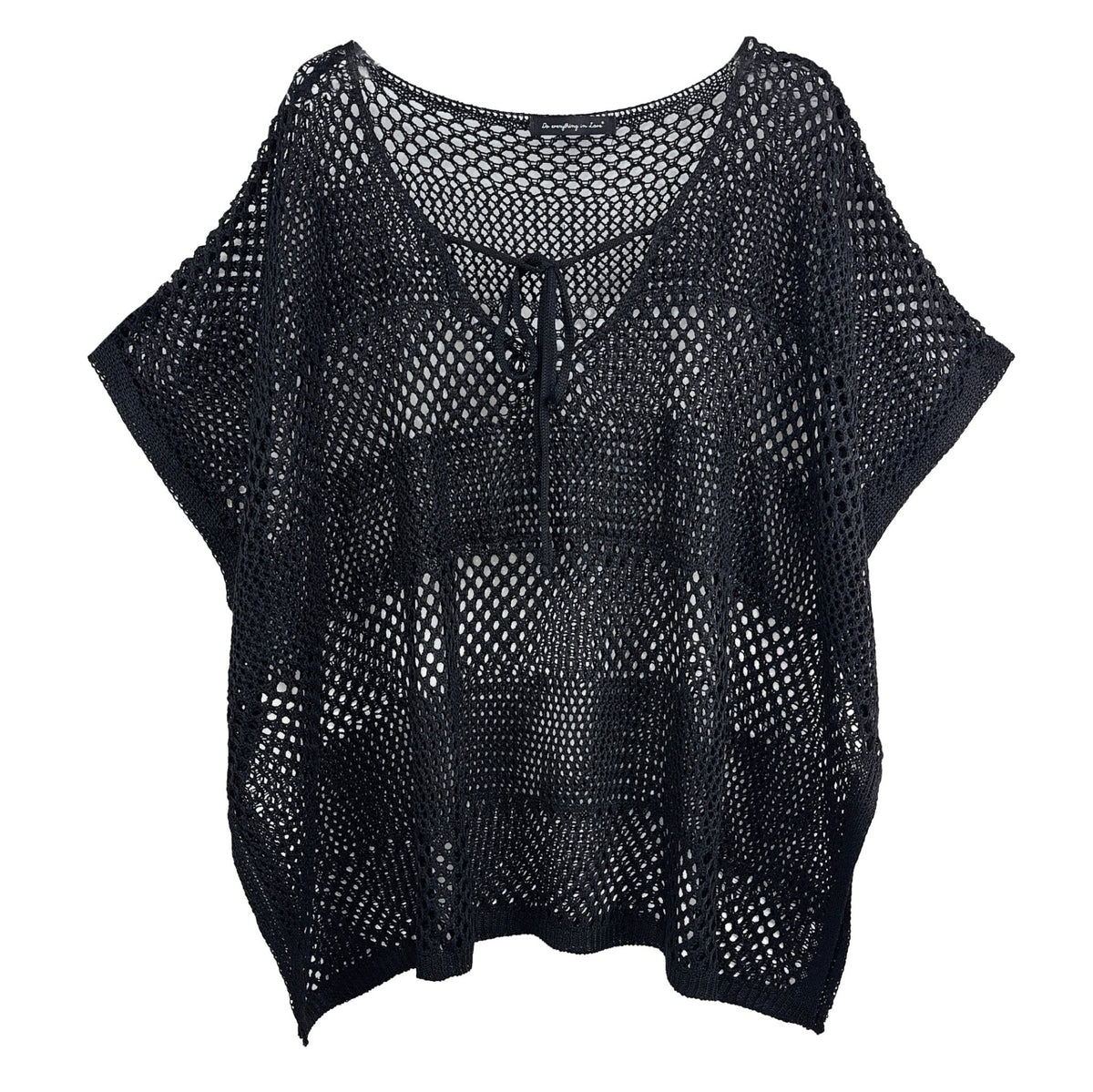 WLPS087 Crochet Poncho - MiMi Wholesale