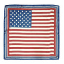 WLQS302 USA Flag Print Square Scarf - MiMi Wholesale