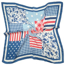 WLQS399 Patchwork Print Square Scarf - MiMi Wholesale