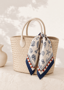 WLQS400 Sea Print Square Scarf - MiMi Wholesale