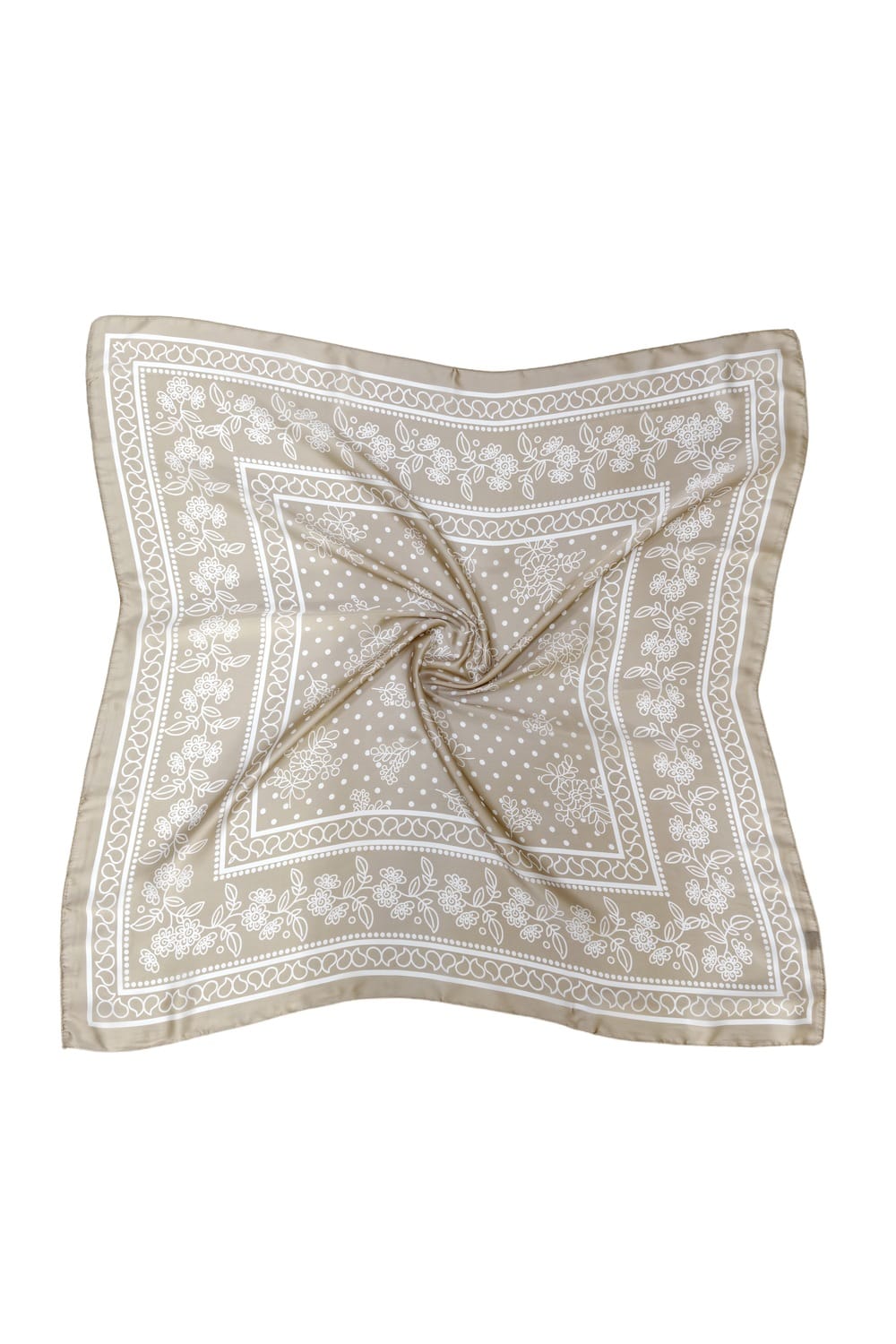 WLQS526 Bandana Print Square Scarf - MiMi Wholesale